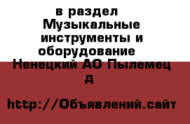  в раздел : Музыкальные инструменты и оборудование . Ненецкий АО,Пылемец д.